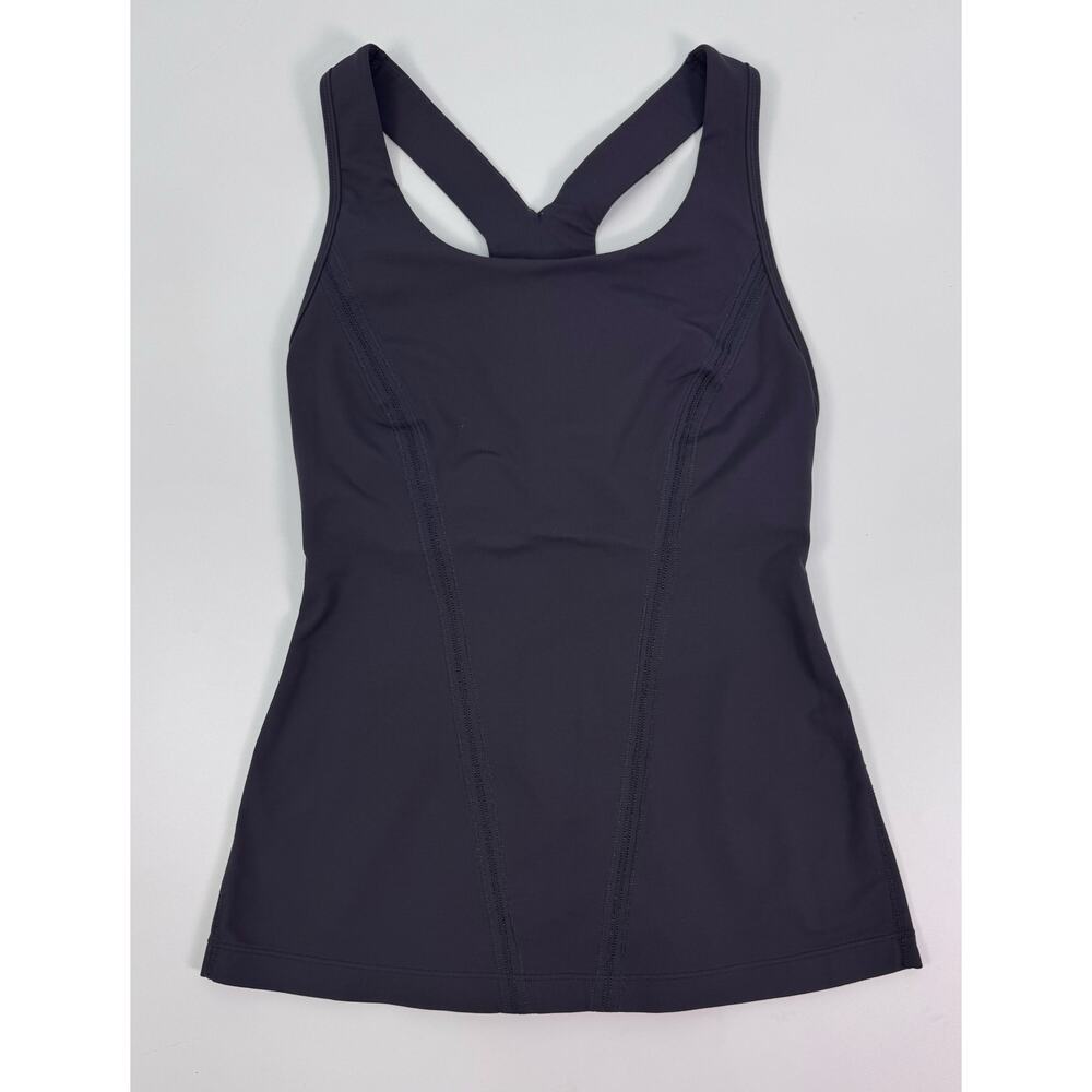 Lululemon Gray Racerback Athletic Tank Top Size Small - Picture 4 of 7